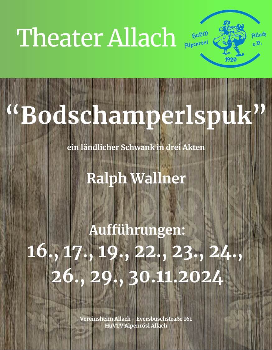 Theater Allach 2024 Plakat Internetseite